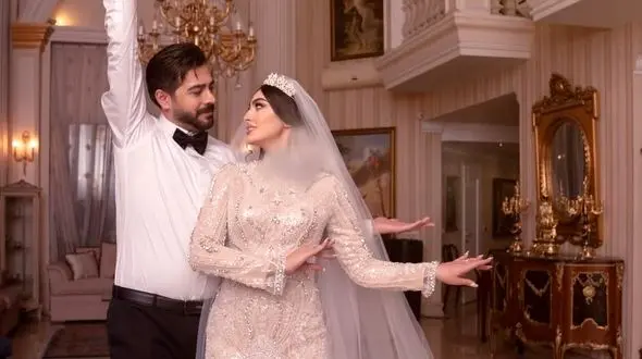 عاشقانه ترین تبریک روز زن سهیل قاصدی به یار شیرینش مریم مومن با انتشار تصویری از روز عقدشان/ لحظه ای که رسیدم آرایشگاه تا بریم محضر... تا زنده ام یادم نمیره