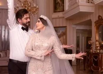 عاشقانه ترین تبریک روز زن سهیل قاصدی به یار شیرینش مریم مومن با انتشار تصویری از روز عقدشان/ لحظه ای که رسیدم آرایشگاه تا بریم محضر... تا زنده ام یادم نمیره