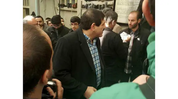 حضور عباس جدیدی در حسینه جماران+عکس