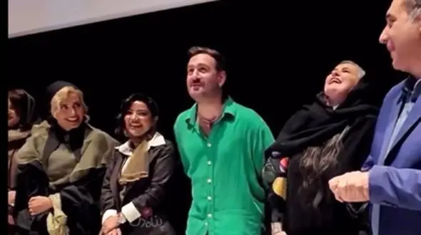 حاشیه شیرین و دوست داشتنی اکران فیلم «کج پیله»: نعیمه نظام دوست: الناز شاکردوست کلی سختی کشید تا بشه شوهر من