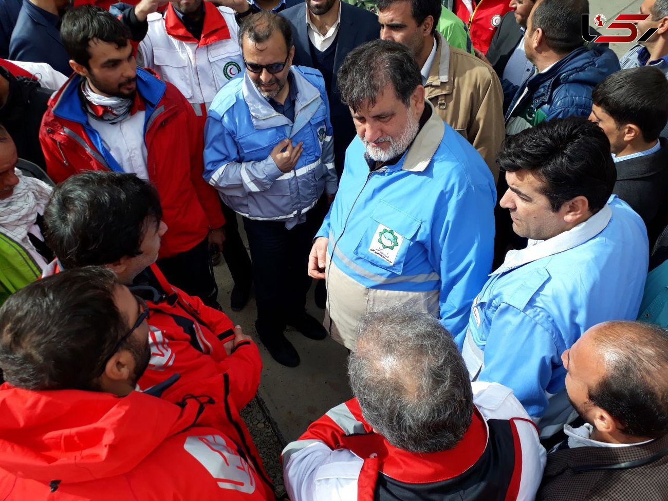 15 کوله از اجساد به پایین رسید + فیلم توضیحات فرمانده میدان هلال احمر در محل حادثه