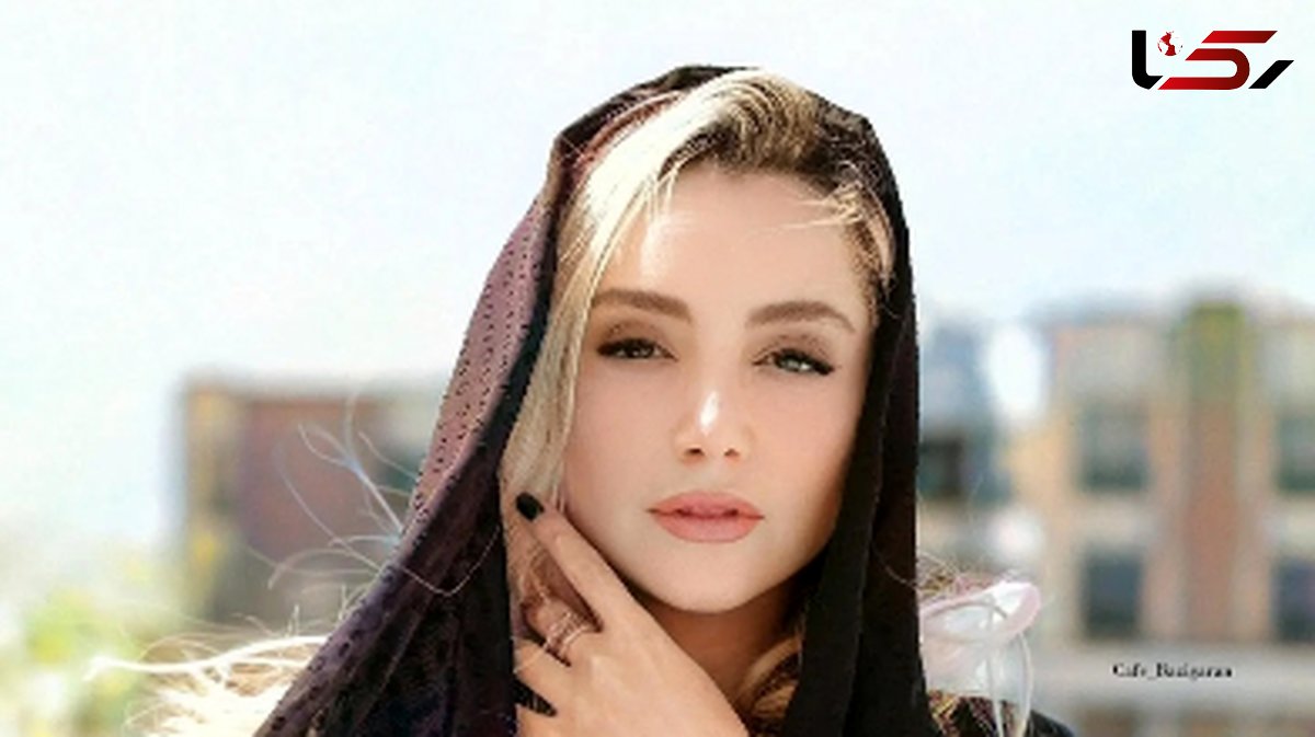 نازنین بیاتی در غروب آفتاب زیبا در کنار دریا با شعری از هوشنگ ابتهاج