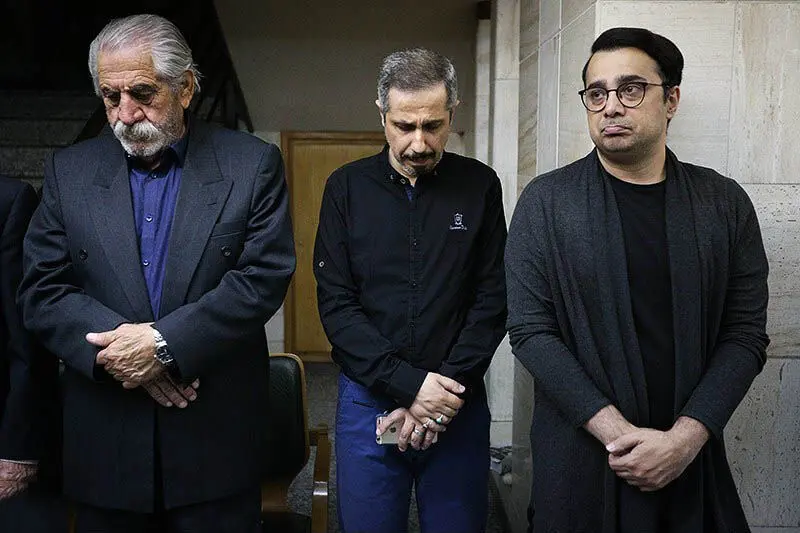 کدام ستاره ها در مراسم هفتمین روز درگذشت عارف لرستانی حضور داشتند