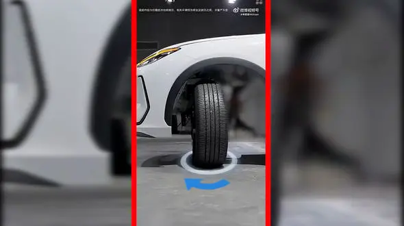 فیلم خودروی جدید جیلی با قابلیت چرخش درجا