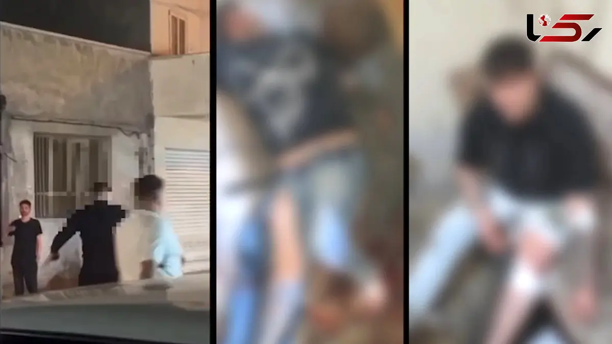 فیلم لحظه بازداشت گنده لات های شرور منطقه جیحون تهران