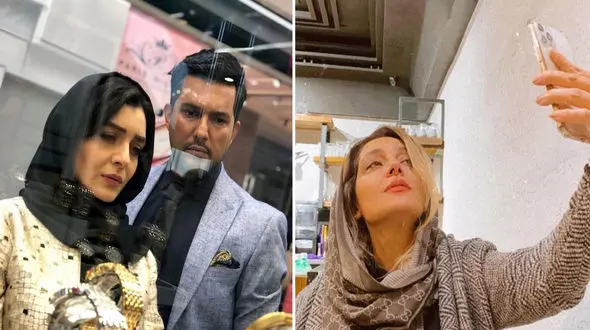 ساره بیات با آرایش غلیظ نمایان شد / زیبایی بی حد و مرز این خانم بازیگر 