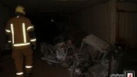 نجات 50 زن و مرد از میان شعله های آتش در برج ۲۱ طبقه آتی‌ ساز + عکس 