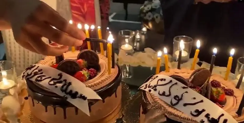 جشن تولد سهیلا و الهه منصوریان