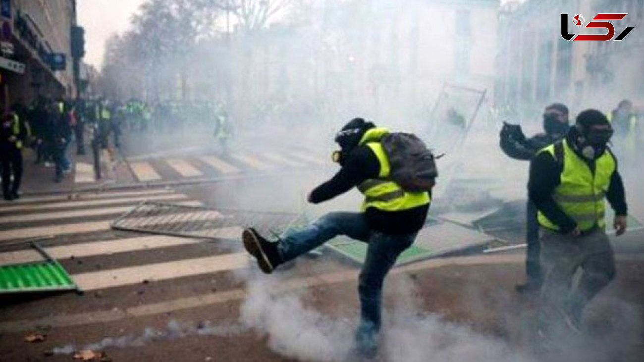  16 نفر در اعتراضات پاریس دستگیر شدند/ خبرنگار راشاتودی زخمی شد 