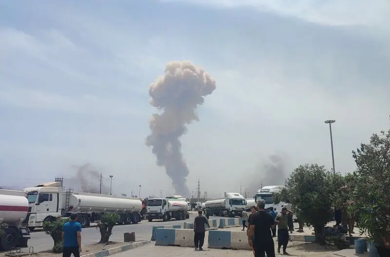 انفجار در اسکله