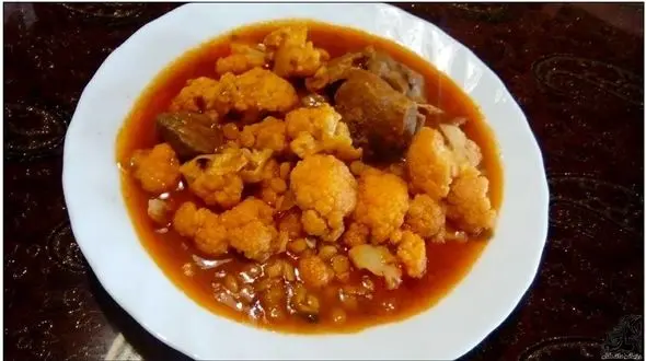 خورش گل کلم مخصوص فصل زمستان