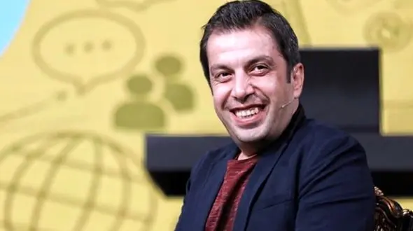 عکس زن خوش قدو بالای عباس جمشیدی ! / عباس نصف همسرش هم نمی شود !