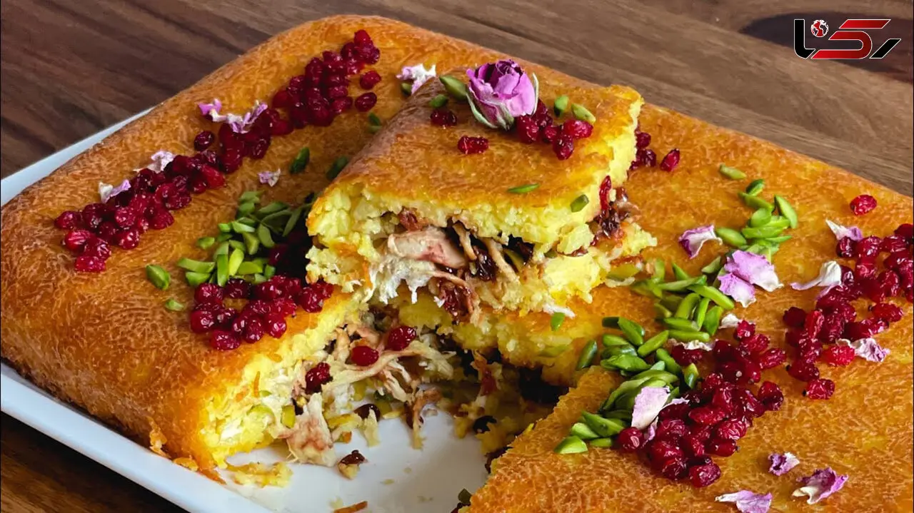 طرز تهیه ته چین سه رنگ / فیلم