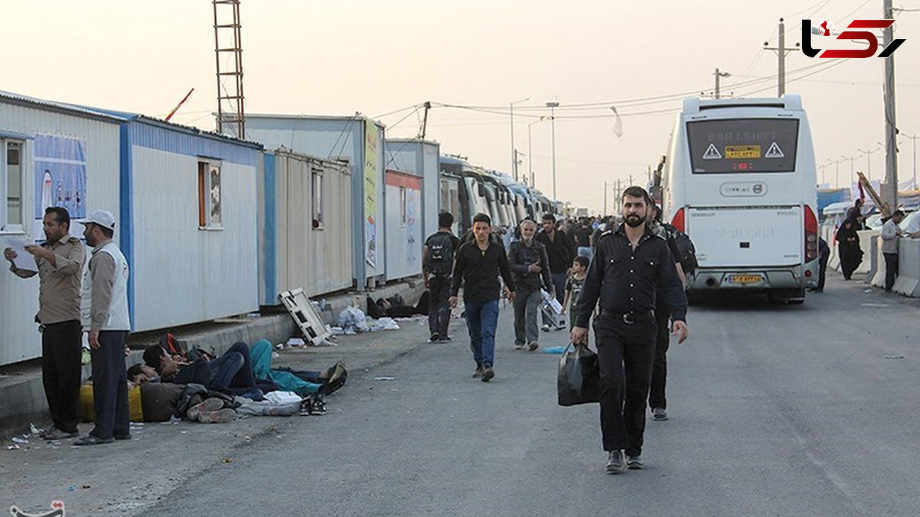 مرز خسروی مملو از زائران اربعین/ تردد بیش از 4 هزار زائر