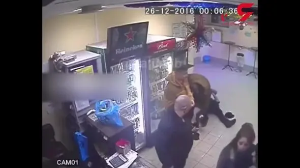 دختر جوان مرد مست را به باد کتک گرفت / او طاقت ظلم این مرد را نداشت+ فیلم