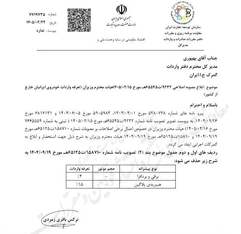 واردات خودرو