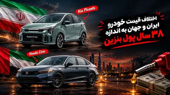 زیاده خواهی از واردات خودرو/ اختلاف قیمت خودرو وارداتی در ایران با جهان معادل 38 سال پول بنزین 70 هزارتومانی است! + فیلم
