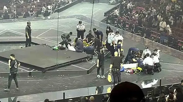 حادثه مرگبار برای عوامل یک کنسرت موسیقی + عکس