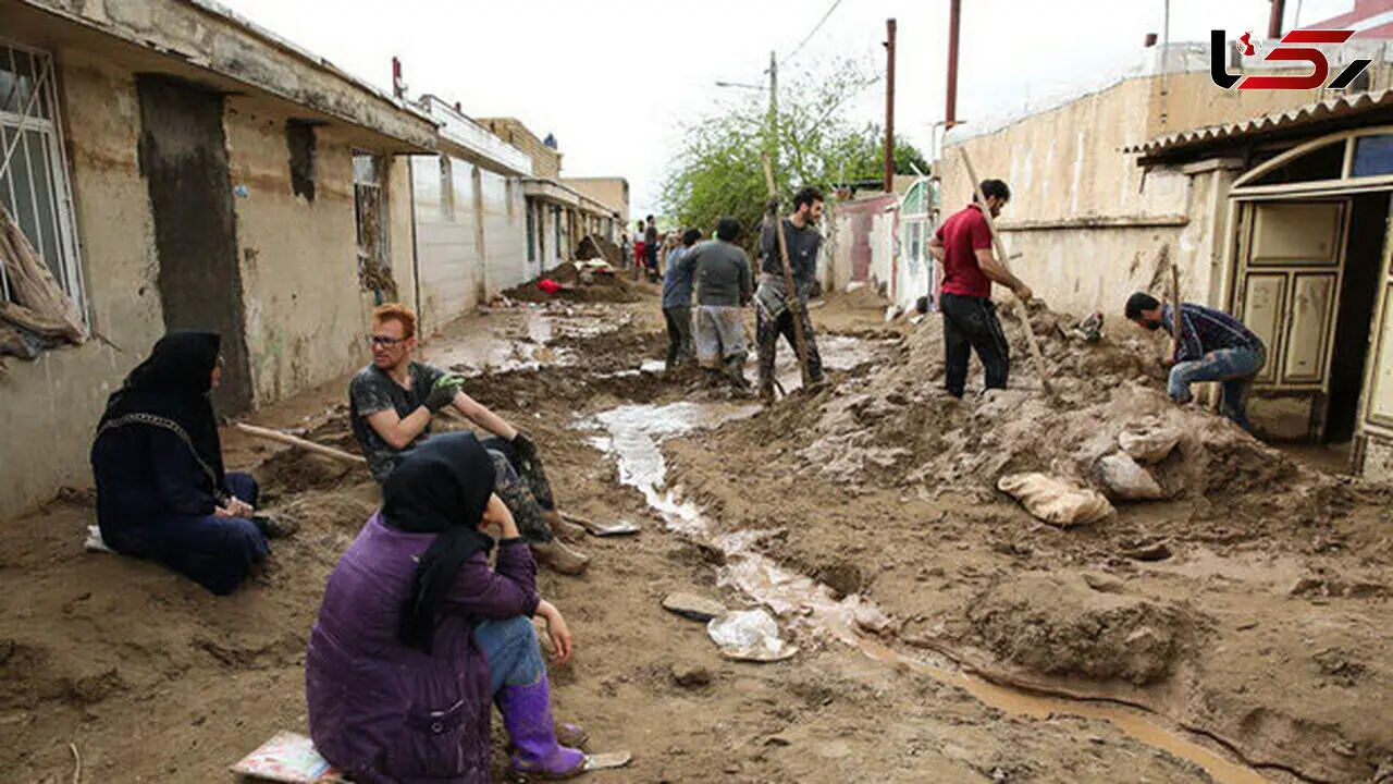 سیل 150 خانه در کلات را زیر گل و لای برد 
