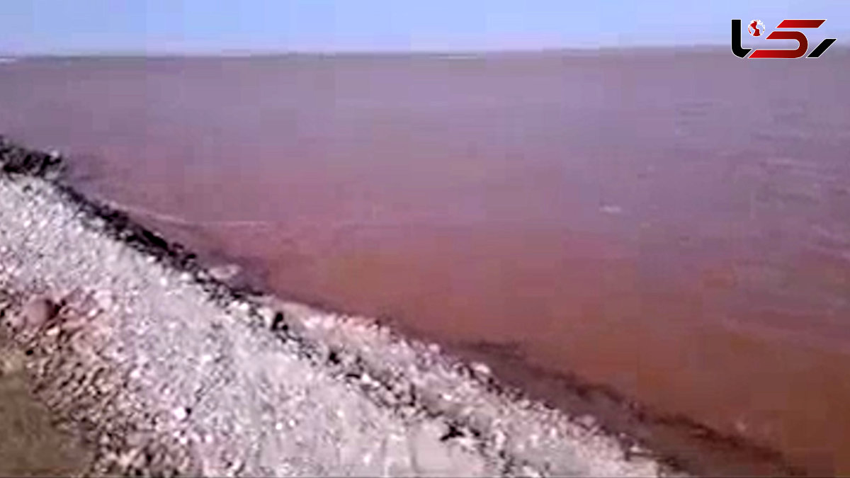 فیلمی از هجوم سیلاب در محور طبس