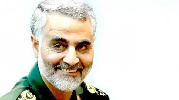 دست نوشته سردار سلیمانی در یادواره شهدای کن +عکس