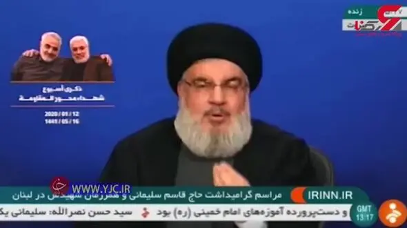 سیدحسن نصرالله: «سردار سلیمانی» یکی از ارکان اصلی مقاومت در منطقه بود 