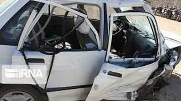 3 کشته در تصادف پراید و تیر چراغ برق+عکس