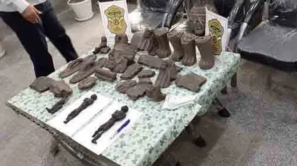 کشف یک مومیایی از جویندگان گنج خوزستان+ عکس