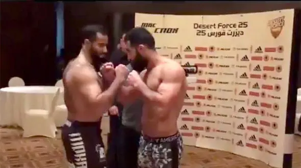 فیلم کتک کاری شدید 2 بوکسور قبل از مسابقه+عکس