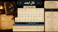 فال ابجد امروز دوشنبه ۱۹ مرداد ۱۴۰۵