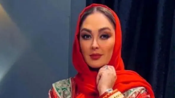عکس /  تیپ شیک و اسپرت پدر «الهام حمیدی» در خانه زیبای دخترش ! / ژن جذابیت خانم بازیگر رو شد