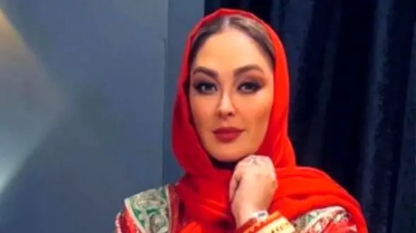 عکس /  تیپ شیک و اسپرت پدر «الهام حمیدی» در خانه زیبای دخترش ! / ژن جذابیت خانم بازیگر رو شد