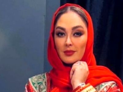 عکس /  تیپ شیک و اسپرت پدر «الهام حمیدی» در خانه زیبای دخترش ! / ژن جذابیت خانم بازیگر رو شد
