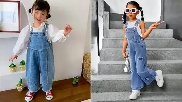 15مدل شلوار سرهمی جین بچگانه؛ شیک‌ ترین انتخاب‌ ها برای کودکان شما