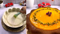کیک هل و زعفران یک کیک خوشبو + فیلم