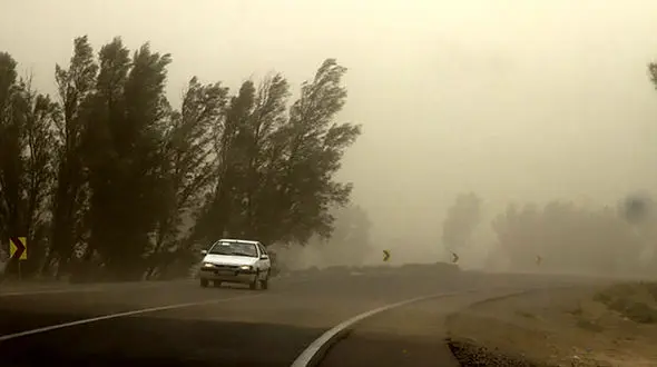 تندباد شدید 18 شیرازی را زخمی کرد