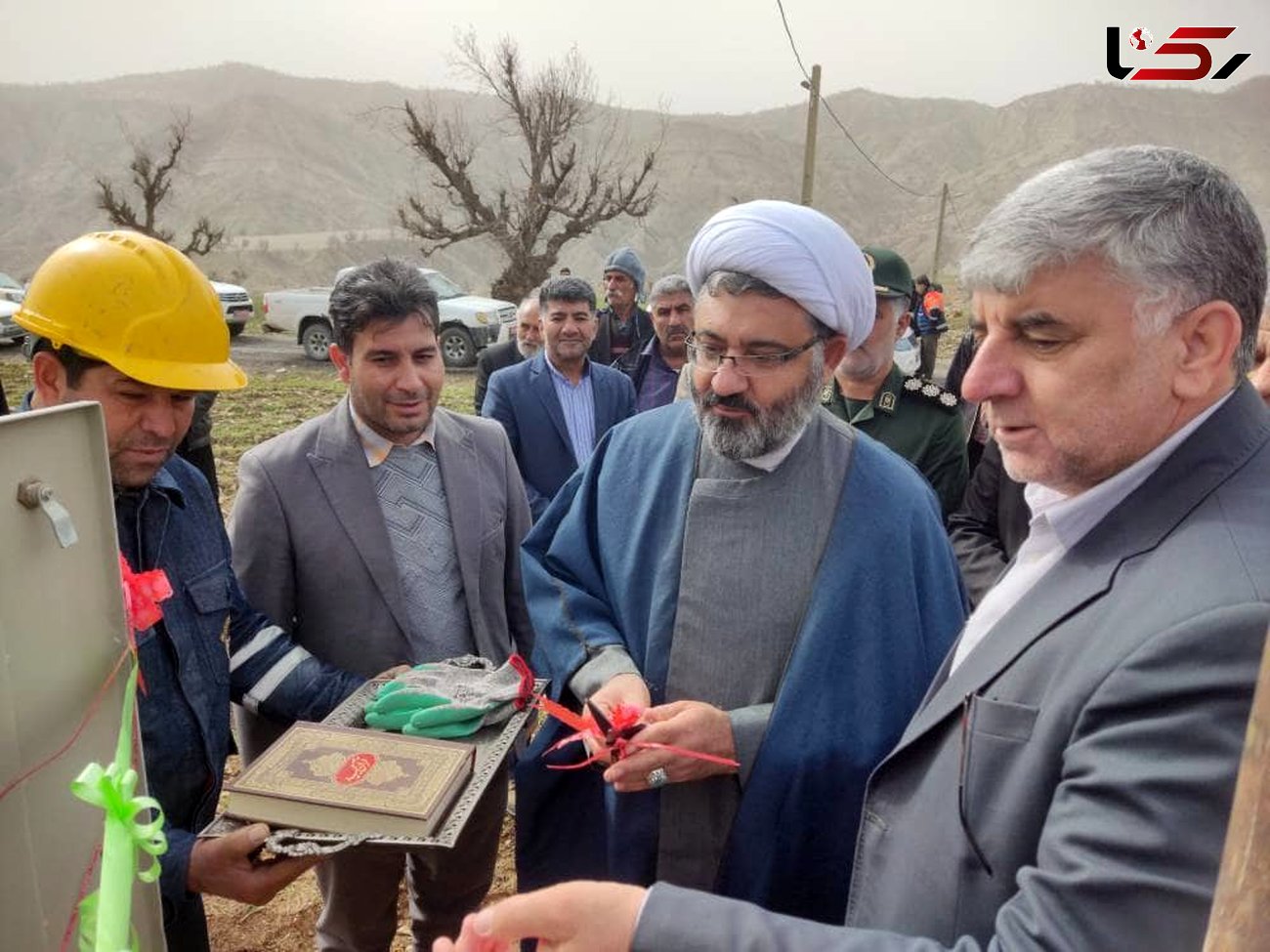 کلنگ زنی و افتتاح ۹ پروژه توزیع برق در شهرستان چوار