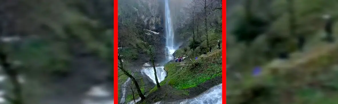 فیلم طبیعت بکر آبشار لاتون در گیلان