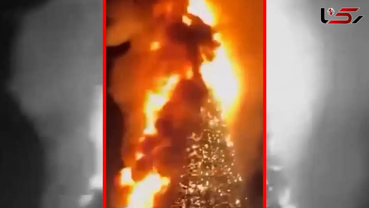 فیلم سوختن درخت سال نو گرجستان