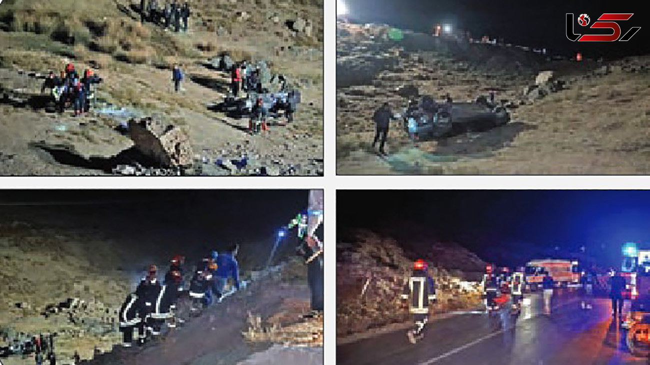 سقوط به دره بی‌احتیاطی / در مشهد رخ داد + عکس