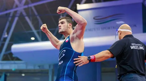 کشتی آزاد زیر 23 سال جهان-اسپانیا؛ خط نشان معصومی برای رقبا در فوق سنگین