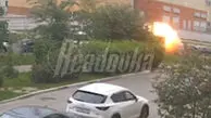 انفجار خودروی بمب‌گذاری شده در مسکو + فیلم
