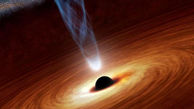 سیاه‌چاله ای که یک ستاره را بلعید + عکس