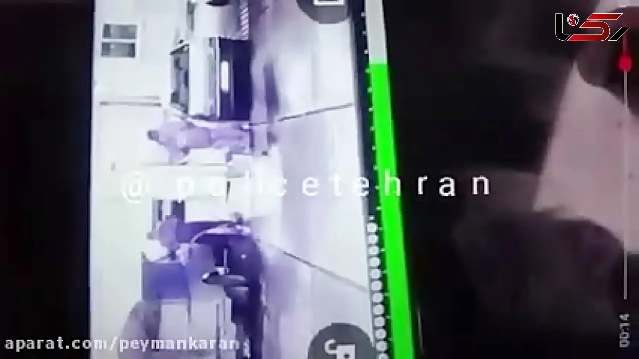 انفجاروحشتناک در پمپ بنزین + فیلم  انفجار وانت نیسان !