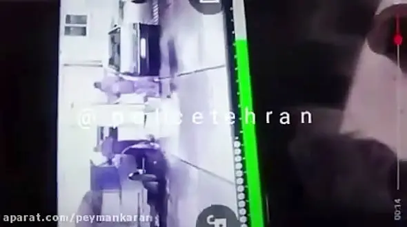 انفجاروحشتناک در پمپ بنزین + فیلم  انفجار وانت نیسان !