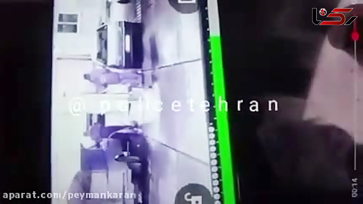 انفجاروحشتناک در پمپ بنزین + فیلم  انفجار وانت نیسان !