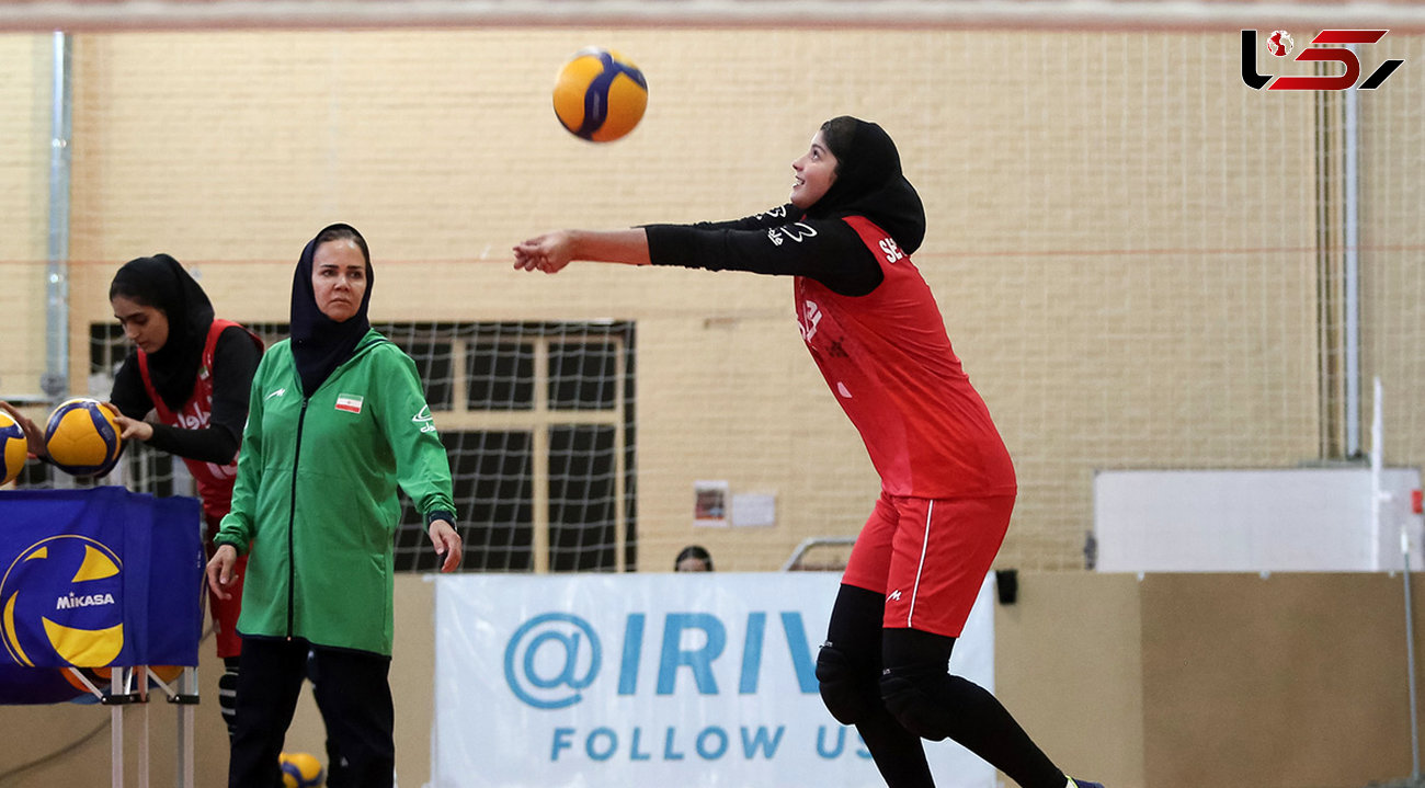 پیروزی قاطع دختران نوجوان والیبال ایران مقابل ازبکستان