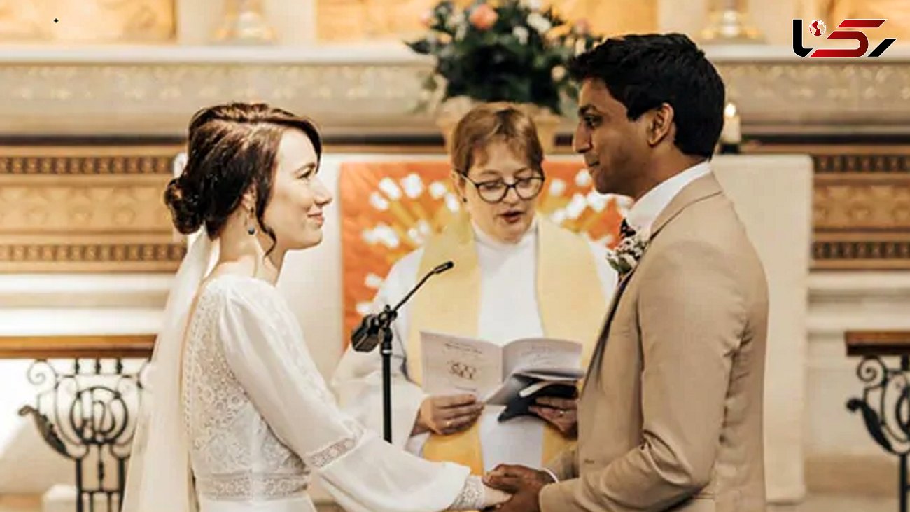 مراسم ازدواج یک زوج در بیمارستان کرونایی + فیلم و عکس