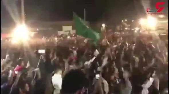 وحشت در مراسم جشن اهواز ! + فیلم