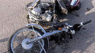 تصادف هولناک موتورسیکلت در اتوبان امام علی / 6 صبح رخ داد 